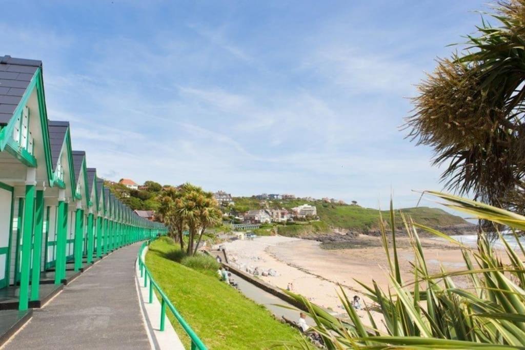 Mumbles - Modern Apartment With Panoramic Sea Views Oystermouth ภายนอก รูปภาพ